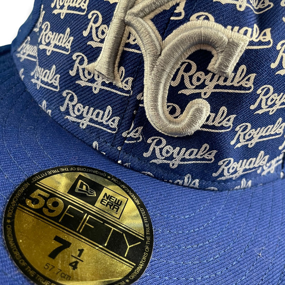 Rare New Era Kansas City Royals 59Fifty Cap, Size 7 1/4 - Pristine Condition - Picture 5 of 8